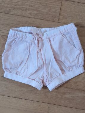 Baby GAP Light Pink Elasticwted Shorts 12-18m